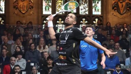 مصطفى عسل يتأهل إلى نصف نهائي بطولة شيكاغو Windy City Open 2026 للاسكواش