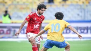 الأهلي يتقدم على الإسماعيلي بهدفين فى الشوط الأول