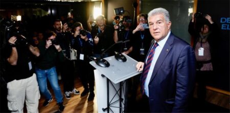 لابورتا: برشلونة سيتوج بالدوري لامتلاكه كنز.. والفوز على ريال مدريد ممتع لابورتا: برشلونة سيتوج بالدوري لامتلاكه كنز.. والفوز على ريال مدريد ممتع