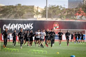 مران الأهلي | زيزو وتريزيجيه يواصلان التأهيل.. وجلسة لـ توروب مع اللاعبين استعدادا لمواجهة الجونة