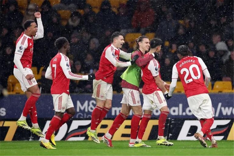مباريات آرسنال المتبقية في الدوري الإنجليزي بعد التعادل مع ولفرهامبتون