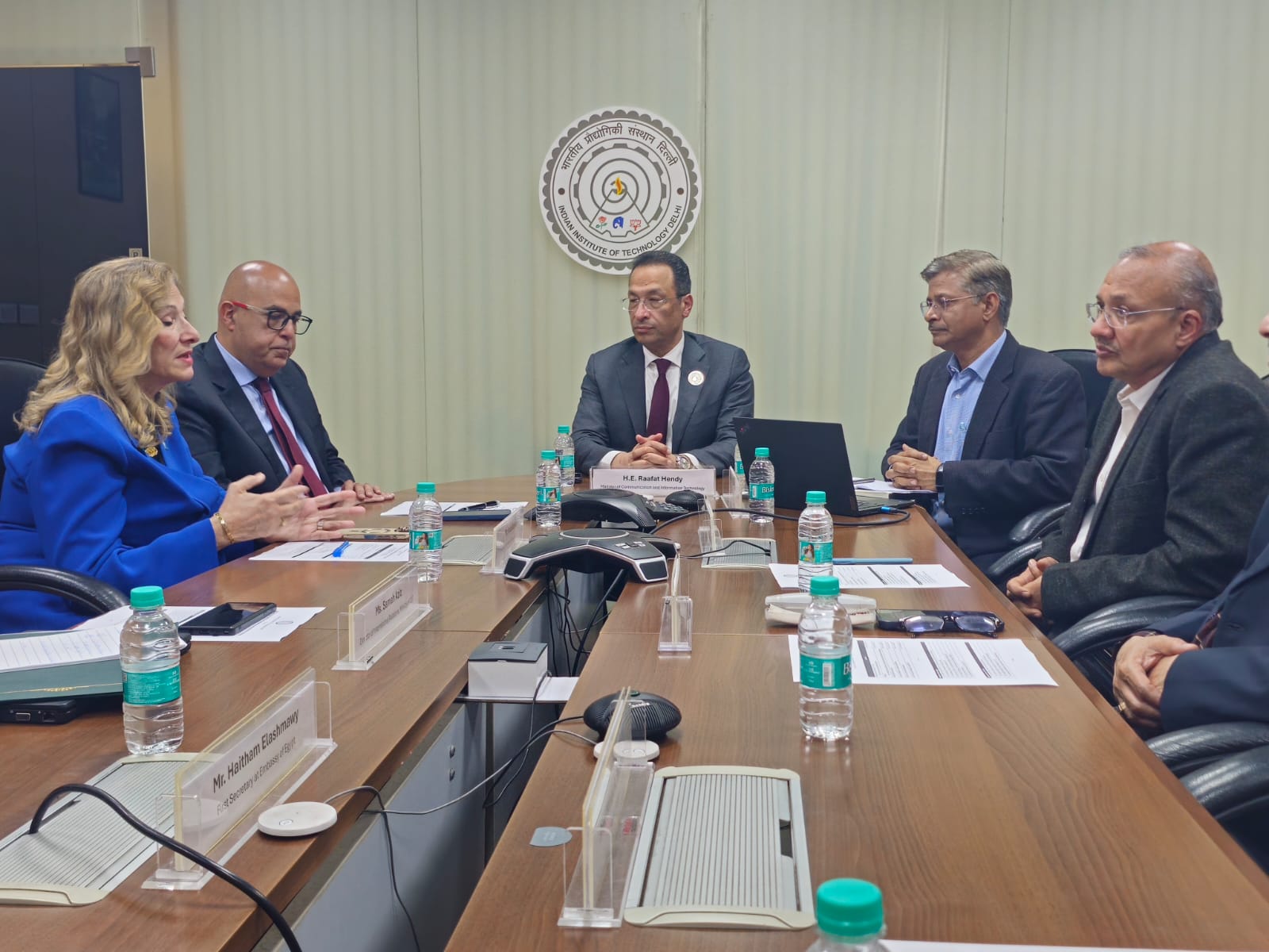 وزير الاتصالات يعزز شراكات الذكاء الاصطناعي في ختام مشاركته بقمة الهند 2026