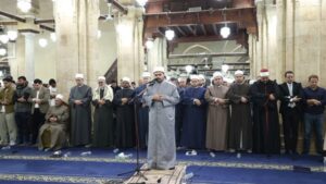 محمد عبدالنبي جادو أول طالب جامعي يؤم المصلين في الجامع الأزهر