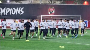 الأهلي يستأنف تدريباته استعدادا لمباراة سموحة
