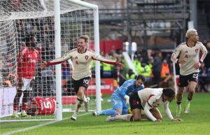 فيديو | في الوقت القاتل.. ماك أليستر يسجل هدف ليفربول الأول أمام نوتينجهام فورست