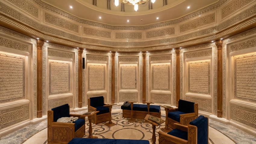 كل ما تريد معرفته عن مسجد العزيز الحكيم بالمقطم أحدث الافتتاحات الرئاسية (صور) 7 كل ما تريد معرفته عن مسجد العزيز الحكيم بالمقطم أحدث الافتتاحات الرئاسية (صور)