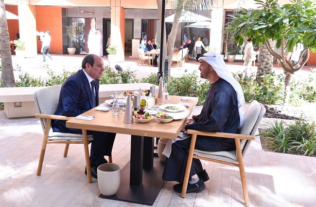 تفاصيل زيارة السيسي للإمارات وتفقد جامعة محمد بن زايد للذكاء الاصطناعي.. صور