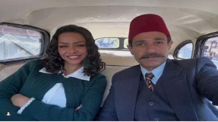 هكذا علق صدقي صخر على صورة مع أسماء أبو اليزيد من كواليس "النص التاني"