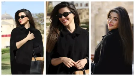 15 صورة..يارا السكري تخطف الأنظار في أحدث ظهور داخل قلعة صلاح الدين