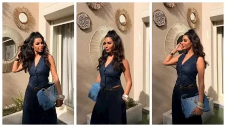 بـ"الجينز".. نسرين أمين تخطف الأنظار في أحدث ظهور على السوشيال ميديا