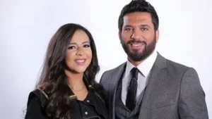 إيمي سمير غانم عن حسن الرداد: "بقالنا 9 سنين متجوزين وبخاف من الحسد"