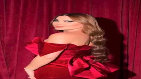 بفستان أحمر جريء.. نسرين طافش تنشر فيديو من أحدث ظهور لها