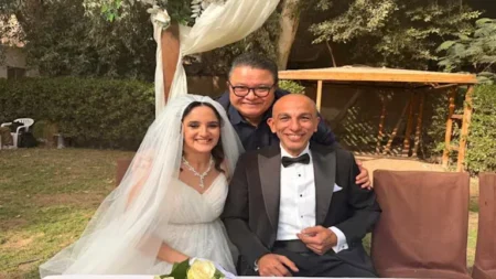 خالد جلال يحتفل بزفاف المخرجة دينا حمزة في أجواء عائلية