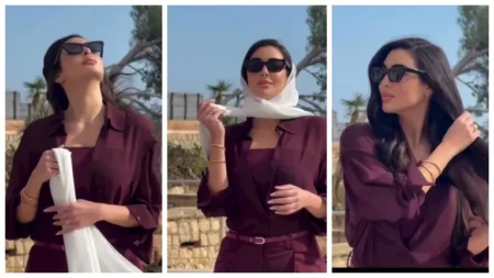 ياسمين صبري تستعرض جمالها في أحدث ظهور على السوشيال ميديا (فيديو وصور)