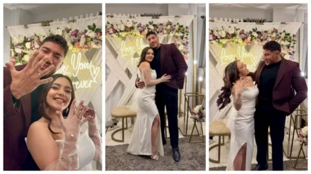 بحضور تامر حسني.. خطوبة مدربة الجيم هاجر الشافعي (صور وفيديو) بحضور تامر حسني.. خطوبة مدربة الجيم هاجر الشافعي (صور وفيديو)