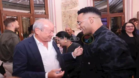 بالصور.. محمد رمضان ونجيب ساويرس يشاركان في حفل "أوبرا توت عنخ أمون"
