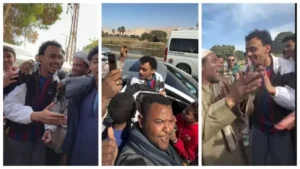 كزبرة يرقص بالعصا ويغني مع أهالي الأقصر في كواليس "بيبو"