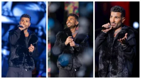 بـ"سلسلة ألماظ".. أحمد سعد يحتفل بنجاح حفل ختام مهرجان مدينتي الغنائي