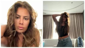 "شاكيرا العرب".. صبا مبارك بإطلالة كاجوال جريئة في أحدث ظهور لها