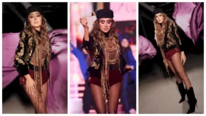 "شورت قصير".. مايا دياب تخطف الأنظار بإطلالة جريئة في برنامج تلفزيوني