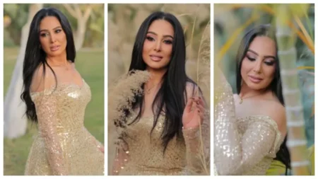 وسط الطبيعة.. رحاب الجمل تخطف الأنظار في أحدث جلسة تصوير