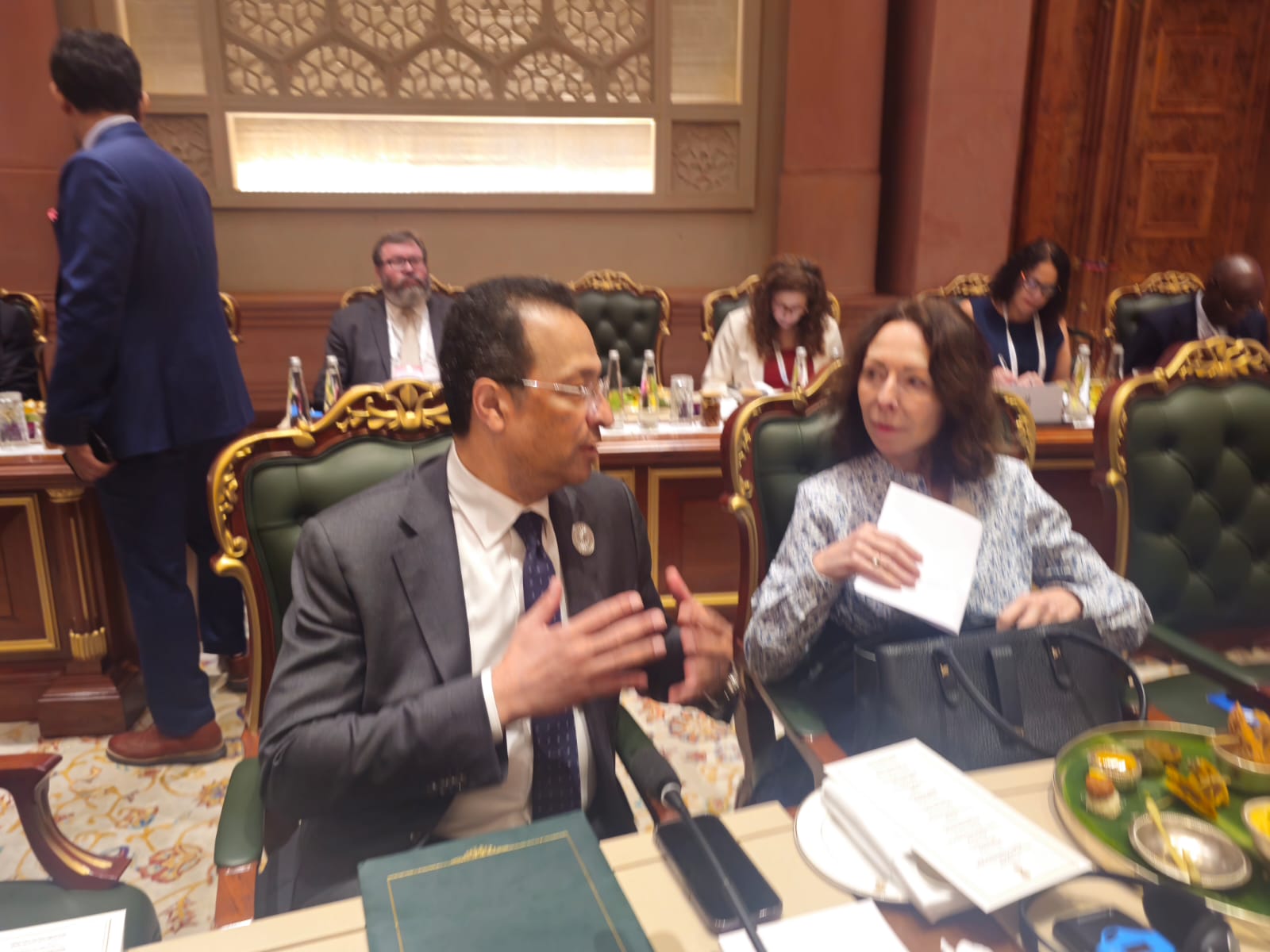 وزير الاتصالات يلقي كلمة مصر في جلسة القادة بقمة «AI Impact Summit 2026» بالهند 1 وزير الاتصالات يلقي كلمة مصر في جلسة القادة بقمة «AI Impact Summit 2026» بالهند