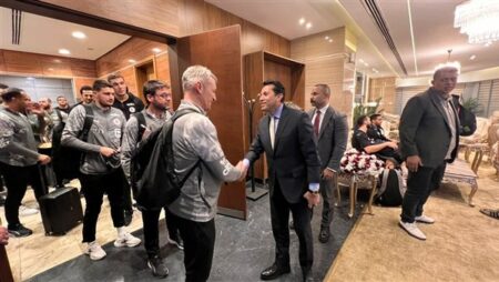 وزير الشباب يستقبل منتخب مصر لكرة اليد بعد التتويج بالبطولة الأفريقية