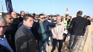وزير الإسكان يتفقد محطة PS3 لرفع مياه الصرف وبحيرات "نيو مارينا" والبوغاز بمارينا