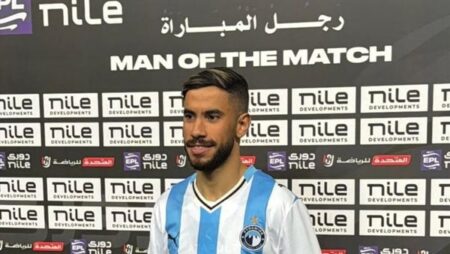 ناصر ماهر رجل مباراة بيراميدز وإنبي في الدوري