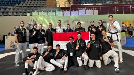 وزير الشباب يهنئ منتخب مصر للتايكوندو بعد تألقه في بطولة كأس العرب