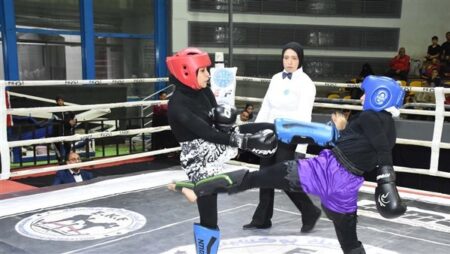 منافسات قوية في البطولة مصر24للأندية للكيك بوكسينج باستاد القاهرة