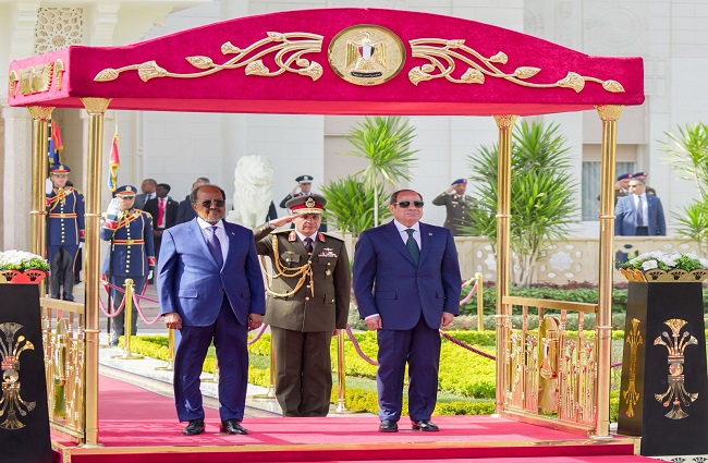 تفاصيل زيارة رئيس الصومال لقصر الاتحادية ولقاء السيسي.. صور