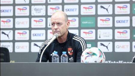 توروب: مواجهة الأهلي الترجي صعبة.. وهدفنا التأهل لنصف النهائي