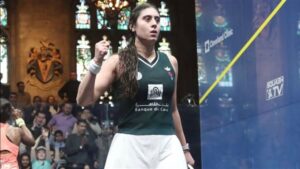 نور الشربينى تضرب موعداً مع هانيا الحمامى فى نصف نهائى بطولة شيكاغو للاسكواش