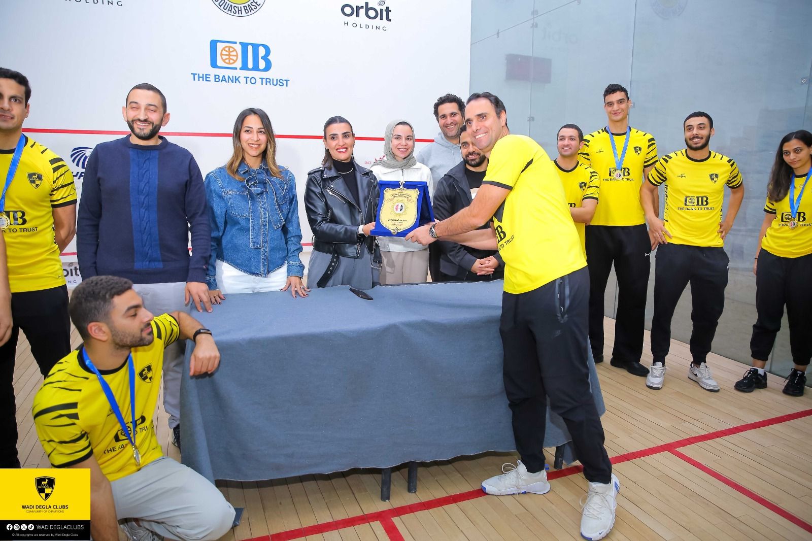 وادي دجلة للإسكواش يتوج بدرع دوري عمومي الرجال والسيدات 2026/2025 بالعلامة الكاملة