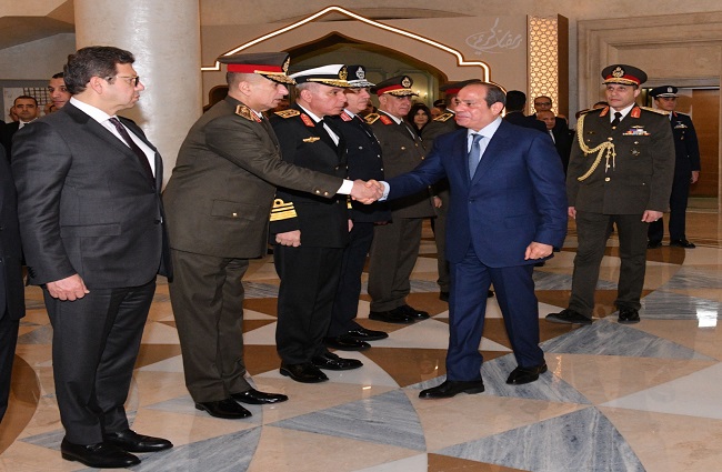 حفل إفطار القوات المسلحة بحضور السيسي (فيديو)