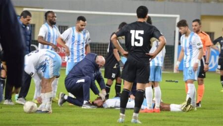 طبيب بيراميدز يكشف تطورات الحالة الصحية لمحمد حمدي