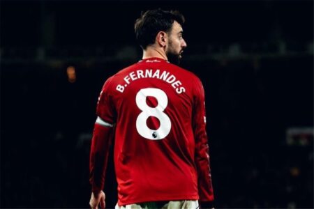 برونو فرنانديز يقترب من تحقيق رقم قياسي في تاريخ مانشستر يونايتد بالدوري الإنجليزي برونو فرنانديز يقترب من تحقيق رقم قياسي في تاريخ مانشستر يونايتد بالدوري الإنجليزي
