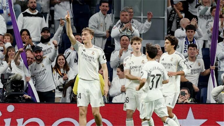 فيديو | رأسية متقنة.. هويسن يسجل هدف ريال مدريد الثالث أمام إلتشي فيديو | رأسية متقنة.. هويسن يسجل هدف ريال مدريد الثالث أمام إلتشي