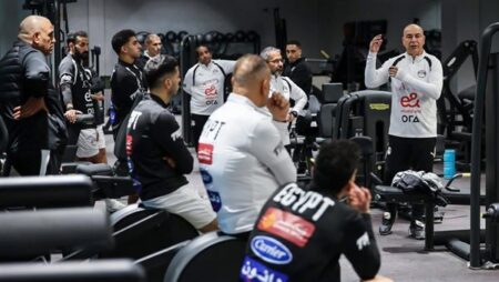 بالصور.. منتخب مصر يخوض أول تدريباته استعدادًا لوديتي السعودية وإسبانيا