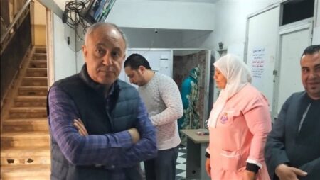جولة تفقدية لوكيل وزارة الصحة بالجيزة لمتابعة الخدمات الصحية بوحدة الزيدية