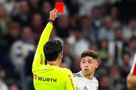 لجنة مسابقات الدوري الإسباني تعلن عقوبة فالفيردي بعد طرده أمام أتلتيكو مدريد