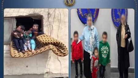 بسبب "الإهمال".. الداخلية تضبط سيدة تركت أطفالها على "مرتبة" خارج نافذة بالرمل بسبب "الإهمال".. الداخلية تضبط سيدة تركت أطفالها على "مرتبة" خارج نافذة بالرمل