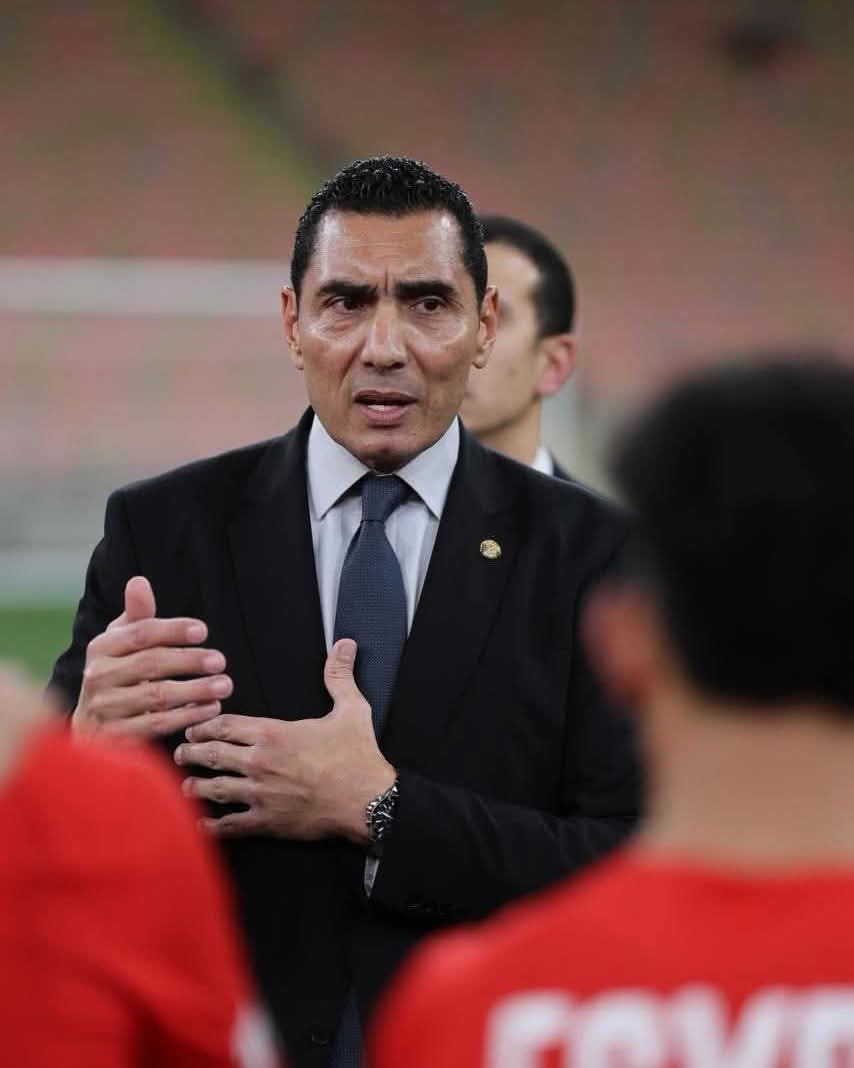 منتخب مصر يختتم تدريباته لمواجهة السعودية غداً.. ووزير الرياضة يجتمع باللاعبين