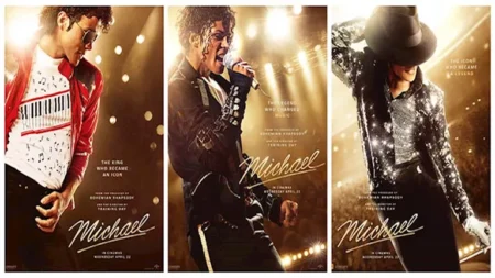طرح بوسترات فيلم "Michael" استعدادا لعرضه بالسينمات أبريل المقبل