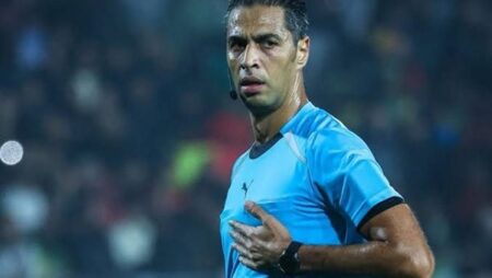 امين عمر حكما لمباراة بيراميدز والبنك الأهلي