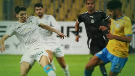 المصري يهزم الإسماعيلي بثنائية محسن وبامبو في الدوري الممتاز