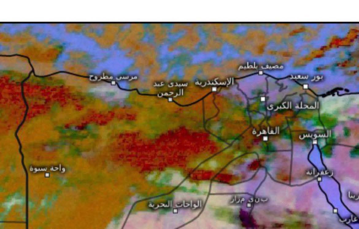 الأرصاد: صور الأقمار الصناعية تشير لتقدم السحب الرعدية الممطرة على عدة محافظات