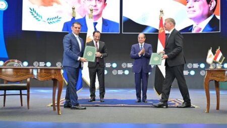 نشاط الرئيس السيسي اليوم في مؤتمر ومعرض إيجبس 2026.. فيديو وصور