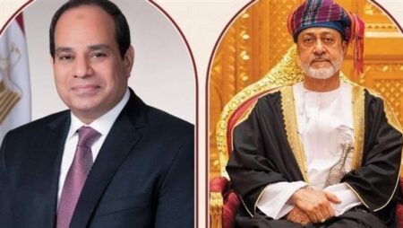 رسائل السيسي للسلطان هيثم: ندعم استقرار وسيادة سلطنة عمان والدول الخليجية في ظل الظروف الراهنة.. ندين ونرفض الاعتداءات الإيرانية على الدول العربية.. ونسعي لخفض التصعيد ووقف الحرب